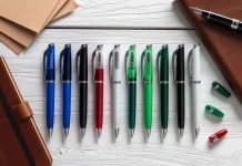 The Colorful Power of Ballpoint Pens (Blue, Black, Red, Green)